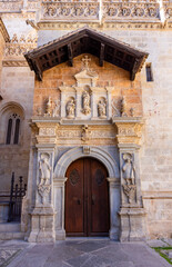 Door to Royal chapel at Granada cathedral, Spain