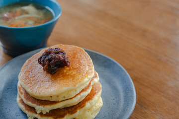 Japanese pancake breakfast
