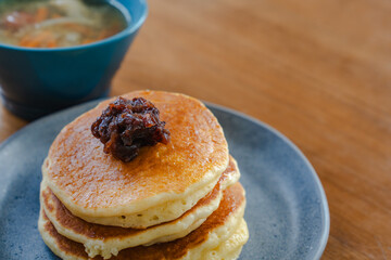 Japanese pancake breakfast
