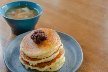 Japanese pancake breakfast
