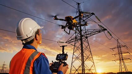 Electrical engineers in orange vests, hardhats, and safety gear work amidst industrial equipment, highlighting teamwork, attention to detail, and problem solving skills for precision engineering.