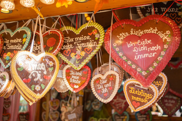 Gingerbread Hearts at Fair Stand