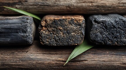 Bamboo charcoal rustic surface eco friendly material high resolution picture