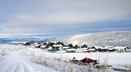 Winter Time at Gomobu in Nord-Aurdal Municipality, near Vaset, Norway