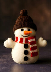 Fototapeta premium A Christmas Snowman