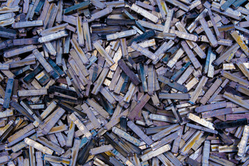 image of metal letterpress type background