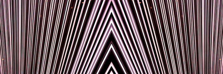 abstract straight neon lights on dark background