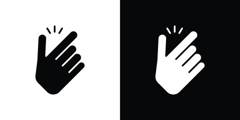 Obraz premium Easy icons symbols in flat style.