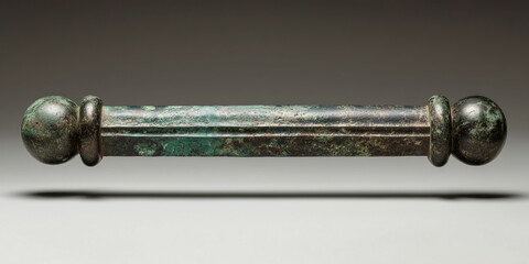 Ancient Bronze Cylinder Artifact