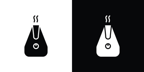 Humidifier icons symbols in flat style.