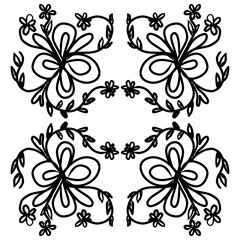 Fototapeta premium Abstract color background and copy space for text with flower