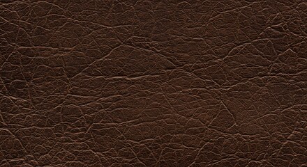 Dark Worn Brown Leather Texture with Natural Scuffs