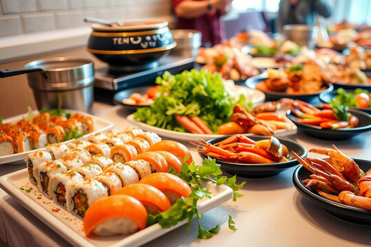 Delicious seafood food