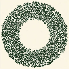 Festive Greenery Wreath Adorns Holiday Season

