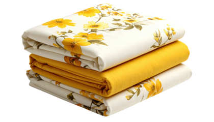 Stacked fabric floral print, solid