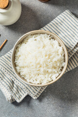 Organic Cooked Short Grain White Rice