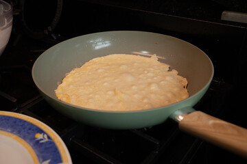 pancakes on classic stove