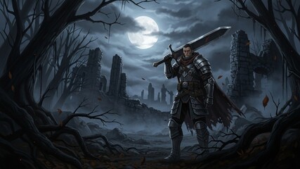 scary halloween background