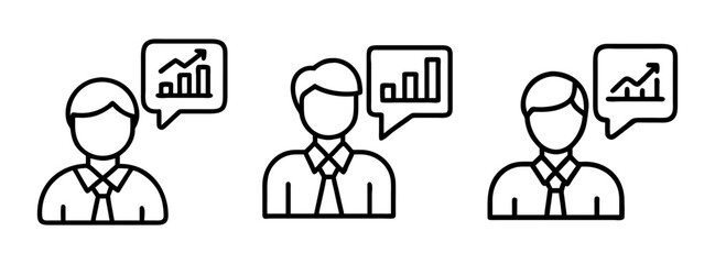 Business team discussing financial growth and sales performance with chart analysis report data
