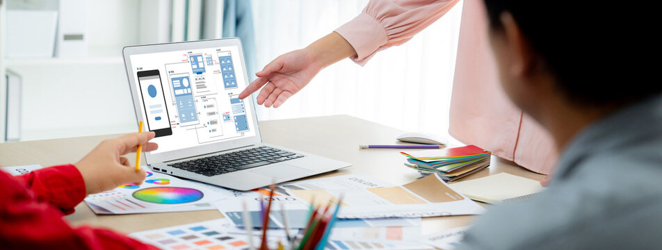 UX UI design process for brisk mobile application and website . Creative prototype of wireframe for professional app developer .