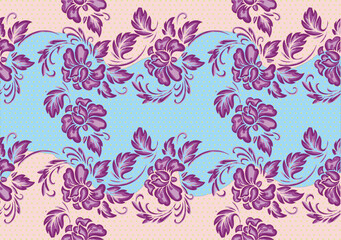 A variety of Indonesian batik that is very famous for its floral motifs