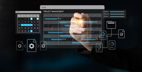 Project scheduling dashboard organizes timelines, tracks progress, and enhances collaboration for efficient workflow, helping teams manage multiple projects and improve productivity. Parse
