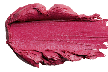 Pink lipstick smear with texture