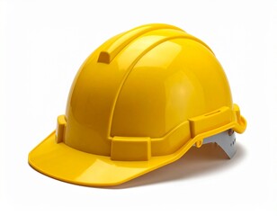 Yellow Safety Helmet Isolated