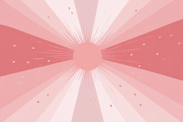 Abstract retro sunburst background warm holiday colors radial lines pink red vintage cheerful graphic burst energetic festive Radiant abstract retro sunburst background with warm pink and red