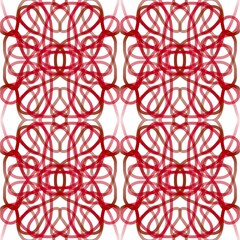 red lace tile ornament 