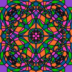 abstract geometric seamless pattern