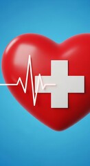 Heart Health - A Symbol of Medical Care and Well-being.