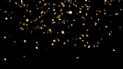 PNG Gold coins exploding and scattering in all directions on a transparent background. Seamless loop animation with realistic gold coin particles. Falling and Exploding Gold Coins Motion Graphic Loop.