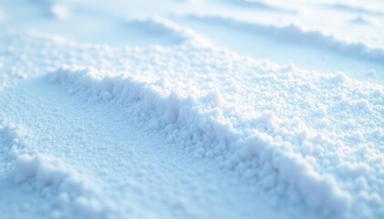 Untouched pristine snowdrift, textured surface, holiday, field