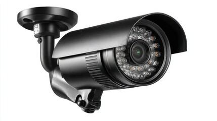 Black Outdoor CCTV Security Camera