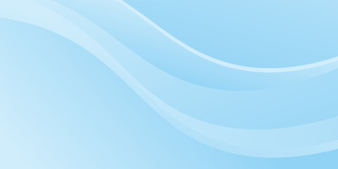 Obraz premium Abstract white wavy glowing lines on a blue background. Futuristic digital high-technology pattern abstrac