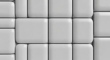 Modern minimalist white cube background for sleek presentations and innovative designs, perfect for technology, architecture, or product showcase with clean aesthetic