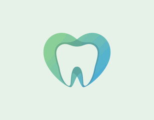 This sleek logo design represents dental health using a stylized tooth symbol, emphasizing modernity and the importance of oral hygiene in a visually friendly manner.
