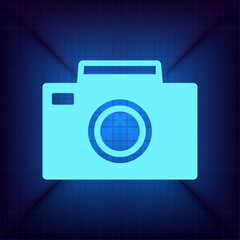 Vector illustration on a blue background