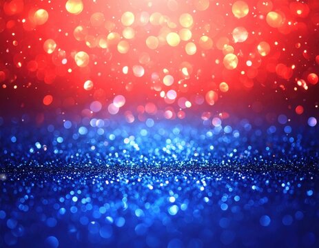 Colorful bokeh lights create a vibrant backdrop for celebrations and events Generative AI