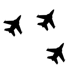 Flat vector illustration of a jet airplane, simple and clean design perfect for aviation, travel, transport, and aircraft-themed graphics