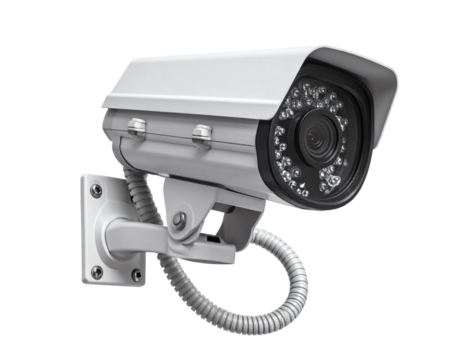 Modern security camera provides peace of mind, ideal for safety, surveillance and protection of property and assets