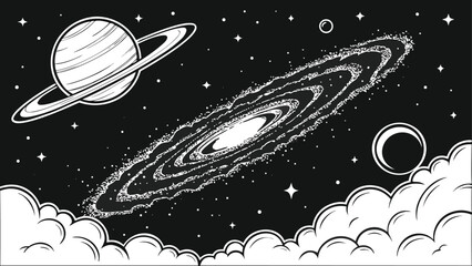  Galaxy Arc in Deep Space