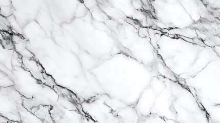 Elegant White Marble Texture with Dark Veins Seamless Pattern High Resolution Polished Stone Background for Architectural Surfaces and Decorative Applications