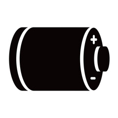 black and white vector icons representing various battery charge levels, power status, and energy concepts for technology, mobile devices, and electrical applications