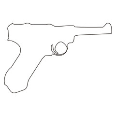 Pistol Outline