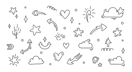 Hand-drawn Sketchy Elements