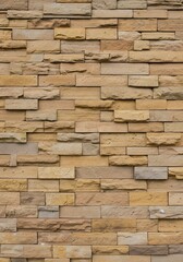 Obraz premium Natural Sandstone Wall Texture Background