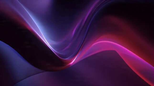 Luxurious Space Loop Featuring Fluid Nebula Motion in Gradient Colors