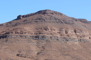 Mountains between Agdz and Ait Saoune in Morocco